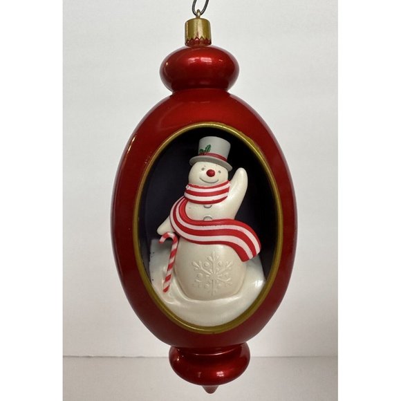 2022 Hallmark Ornamen  Top Hat Snowman Limited Edition VIP Keepsake, New - Picture 9 of 9
